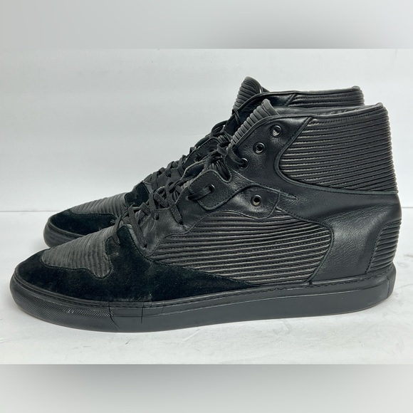 Size 47EU/14US - Balenciaga Arena Cotes High Top Sneakers🖤 RETAIL $650!